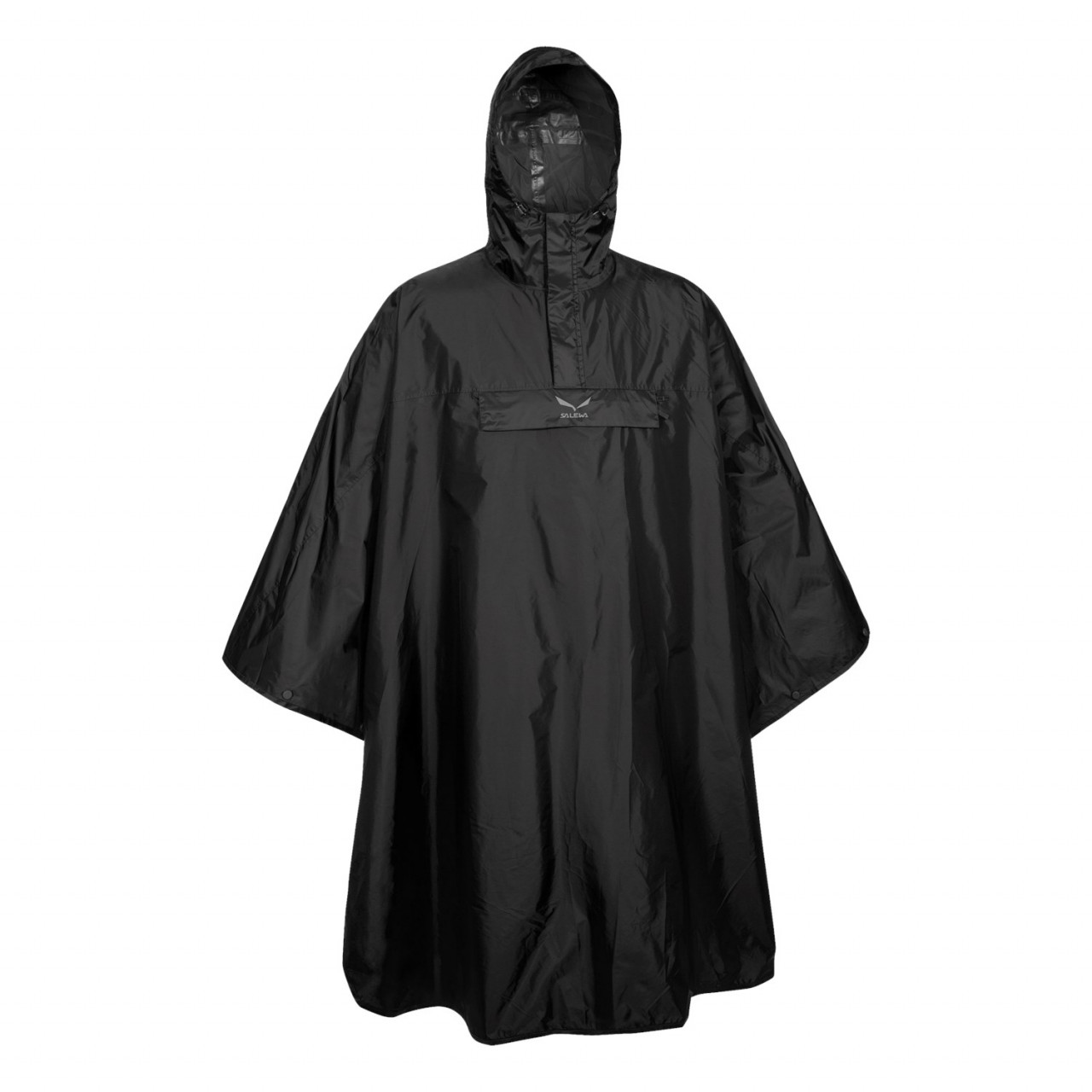 Salewa Men's Puez Tec Rain Poncho Hardshell Jackets Black LPE-679501